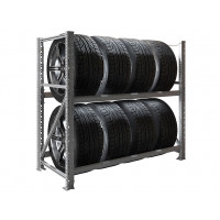 Стеллаж MS Pro 1200/1353x606 стационарный для хранения 8 шин, 2 яруса
